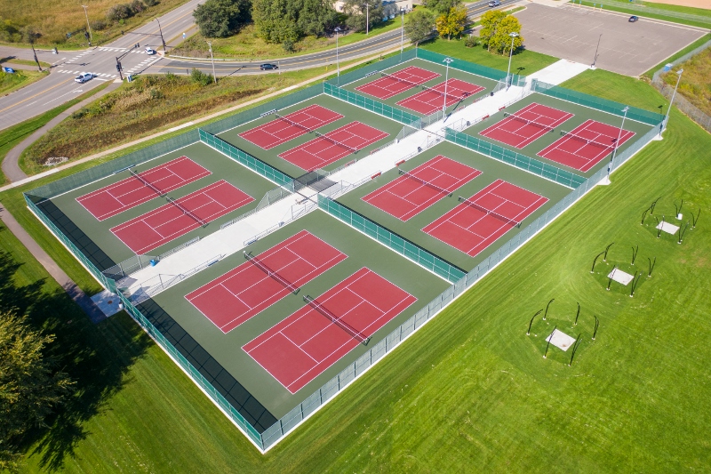Elk River Tennis Courts — 12-court stadium